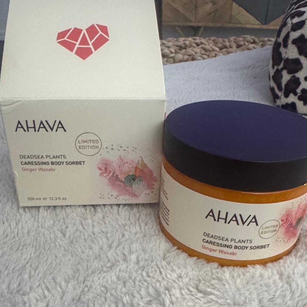 AHAVA Limited Edition Ginger Wasabi Body Sorbet